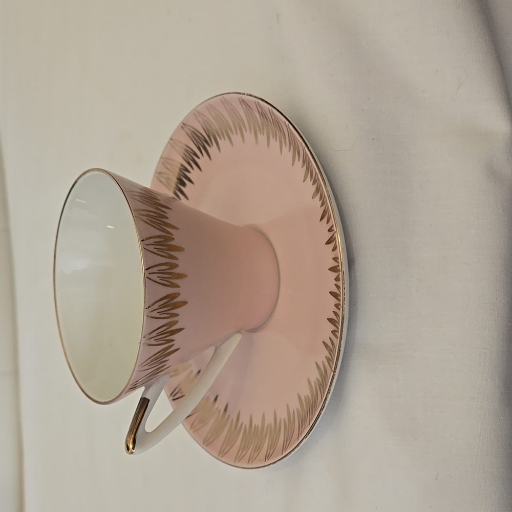 Tea Cup Saucer Coral Copenhagen